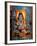 Vishnu Hindu God Mural, India-Dee Ann Pederson-Framed Photographic Print