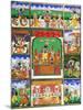 Vishnu in the Centre of His Ten Avatars, Jaipur, Rajasthan-null-Mounted Giclee Print