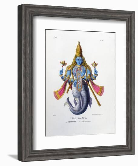 Vishnu, One of the Gods of the Hindu Trinity (Trimurt), C19th Century-A Geringer-Framed Giclee Print