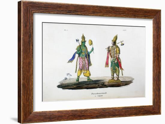 Vishnu One of the Gods of the Hindu Trinity (Trimurt), C19th Century-A Geringer-Framed Giclee Print