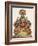 Vishnu, Sheltered by the Five-Headed Shesha, One of the Primal Beings of Creation, from…-null-Framed Giclee Print