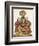 Vishnu, Sheltered by the Five-Headed Shesha, One of the Primal Beings of Creation, from…-null-Framed Giclee Print