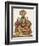 Vishnu, Sheltered by the Five-Headed Shesha, One of the Primal Beings of Creation, from…-null-Framed Giclee Print