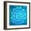 Vishuddha Chakra Mandala-null-Framed Art Print