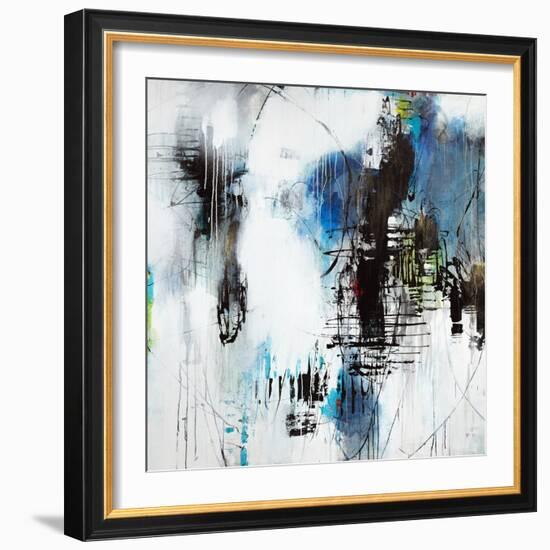 Visibility Zero Caution-Joshua Schicker-Framed Giclee Print