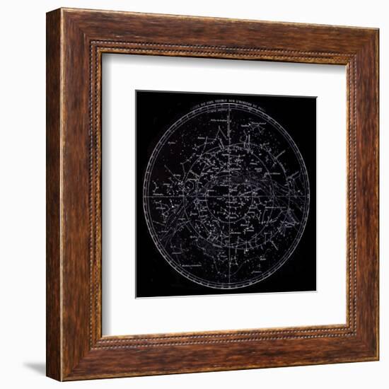 Visible Stars, French, 19th C.-null-Framed Art Print