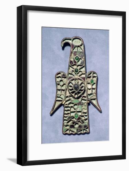 Visigothic Aquliiform Fibula. Artist: Unknown-Unknown-Framed Giclee Print