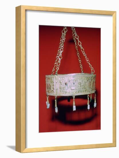 Visigothic Gold Crown, 7th century. Artist: Unknown-Unknown-Framed Giclee Print