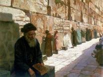 The Wailing Wall, Jerusalem, 19th Century-Visily Ivanovithch Navosoff-Premier Image Canvas