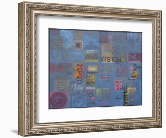 VISION 20-20... THE Virus, 2020 (Mixed Media)-Peter McClure-Framed Giclee Print