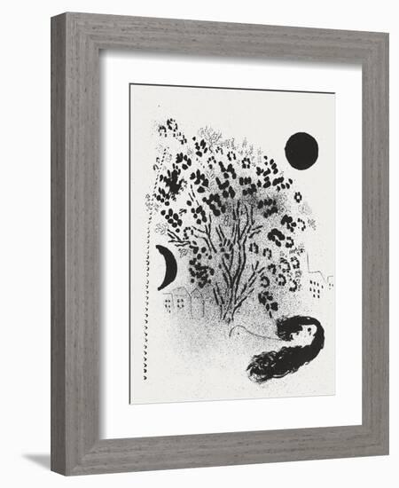 Vision de Paris Grand Arbre-Marc Chagall-Framed Collectable Print