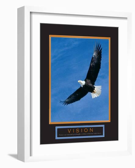 Vision - Eagle-unknown unknown-Framed Photo