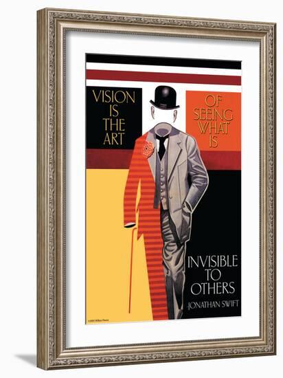 Vision is the Art--Framed Art Print
