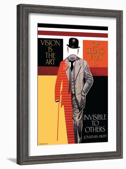 Vision is the Art--Framed Art Print