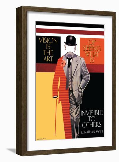 Vision is the Art--Framed Art Print