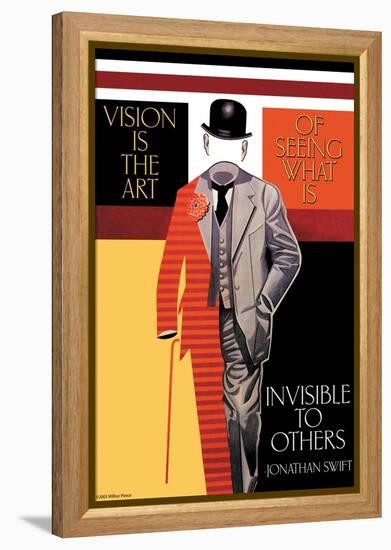 Vision is the Art-null-Framed Stretched Canvas