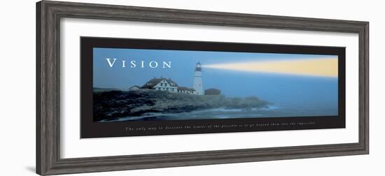 VISION - Lighthouse-Unknown Unknown-Framed Photo