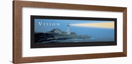 VISION - Lighthouse-Unknown Unknown-Framed Photo