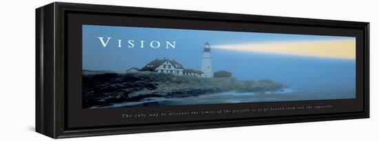 VISION - Lighthouse-Unknown Unknown-Framed Stretched Canvas