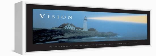 VISION - Lighthouse-Unknown Unknown-Framed Stretched Canvas