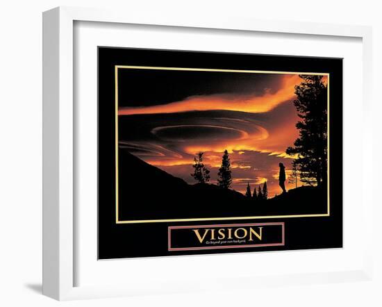 Vision - Night Sky-unknown unknown-Framed Photo