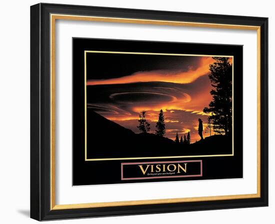 Vision - Night Sky-unknown unknown-Framed Photo