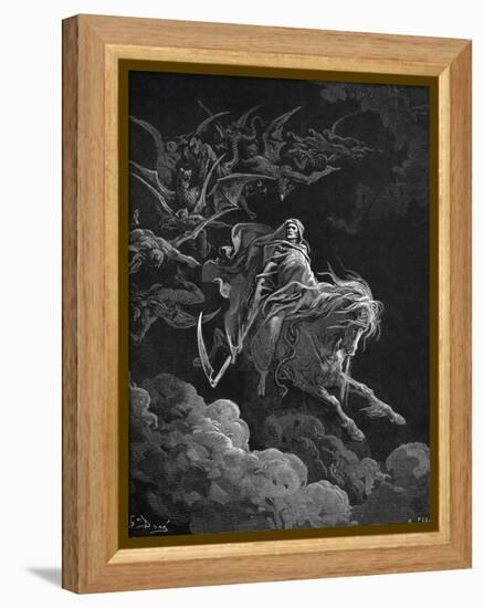 Vision of Death-Gustave Doré-Framed Premier Image Canvas