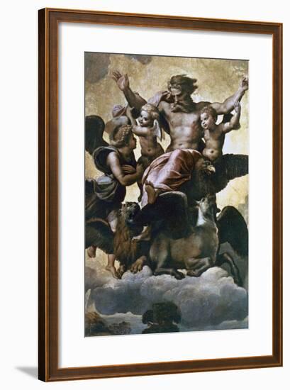 Vision of Ezekiel, C1518-Raphael-Framed Giclee Print