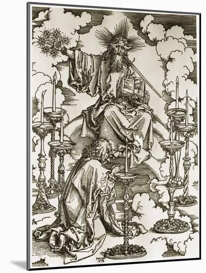 Vision of the Seven Candlesticks-Albrecht Dürer-Mounted Giclee Print