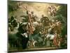 Vision of the Trinity with Ss. Philip Neri and Francesca Romana, 18th Century-Francesco Solimena-Mounted Giclee Print
