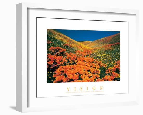 Vision - Poppy Field-unknown unknown-Framed Photo