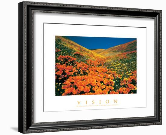 Vision - Poppy Field-unknown unknown-Framed Photo