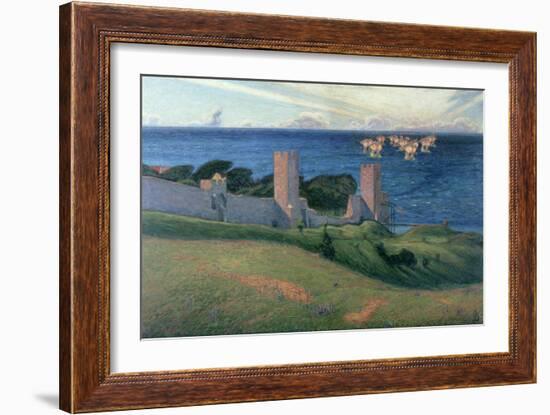 Vision. Scene from Visby, 1894-Sven Richard Bergh-Framed Giclee Print