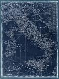 Map of Italy Blueprint-Vision Studio-Art Print