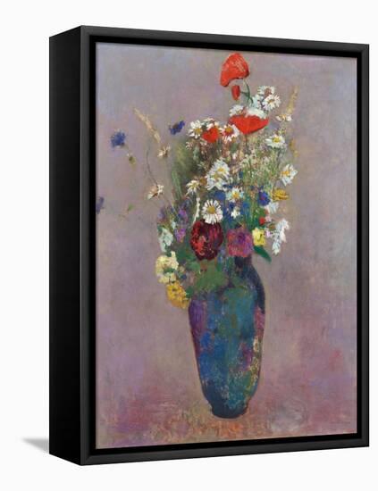 Vision: Vase of Flowers Par Redon, Odilon (1840-1916), 1900 - Oil on Canvas - Van Gogh Museum, Amst-Odilon Redon-Framed Premier Image Canvas