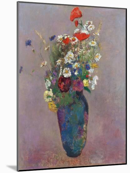 Vision: Vase of Flowers Par Redon, Odilon (1840-1916), 1900 - Oil on Canvas - Van Gogh Museum, Amst-Odilon Redon-Mounted Giclee Print