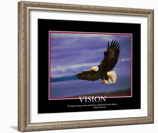 Vision-null-Framed Art Print