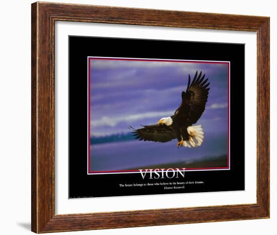 Vision-null-Framed Art Print