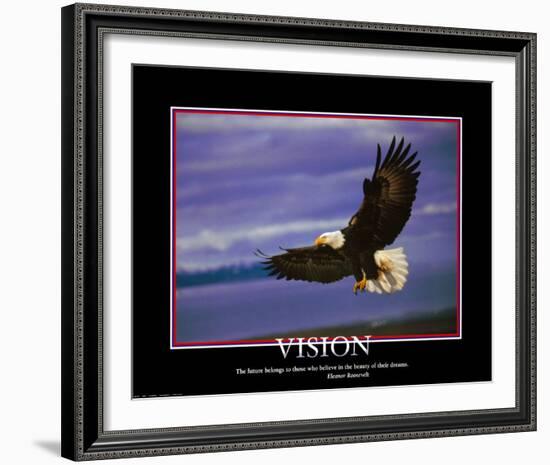 Vision-null-Framed Art Print