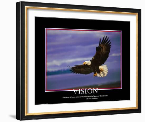 Vision-null-Framed Art Print