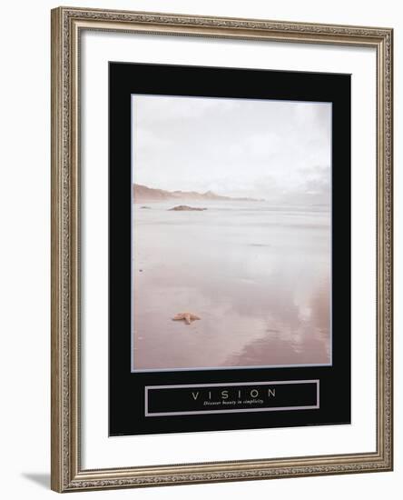 Vision-null-Framed Art Print