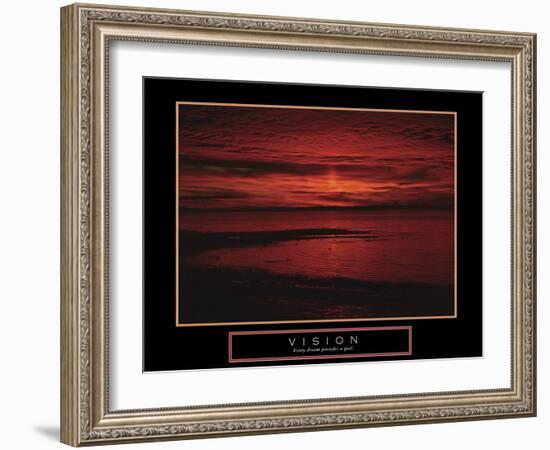 Vision-null-Framed Art Print