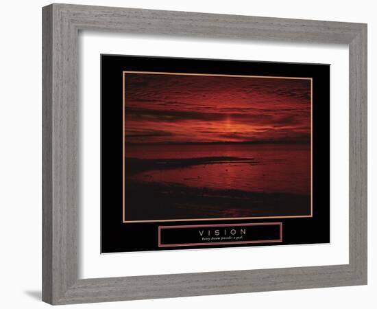 Vision-null-Framed Art Print