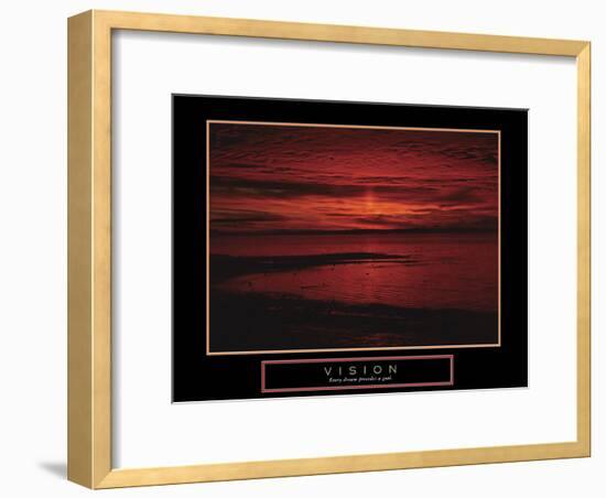 Vision-null-Framed Art Print