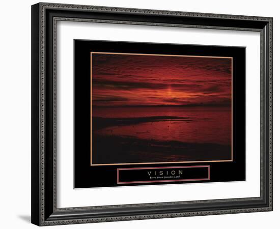 Vision-null-Framed Art Print