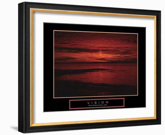 Vision-null-Framed Art Print