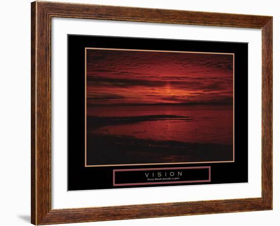 Vision-null-Framed Art Print