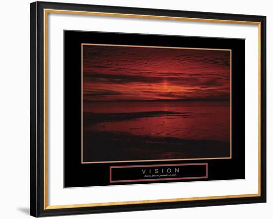 Vision-null-Framed Art Print