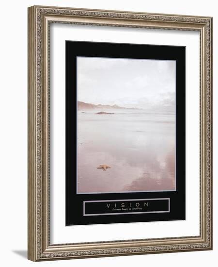 Vision-null-Framed Art Print