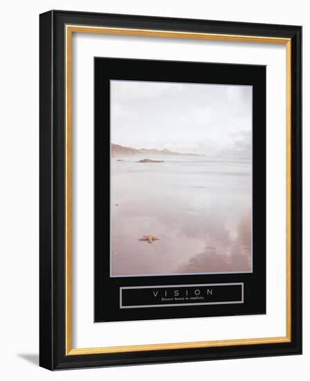 Vision-null-Framed Art Print